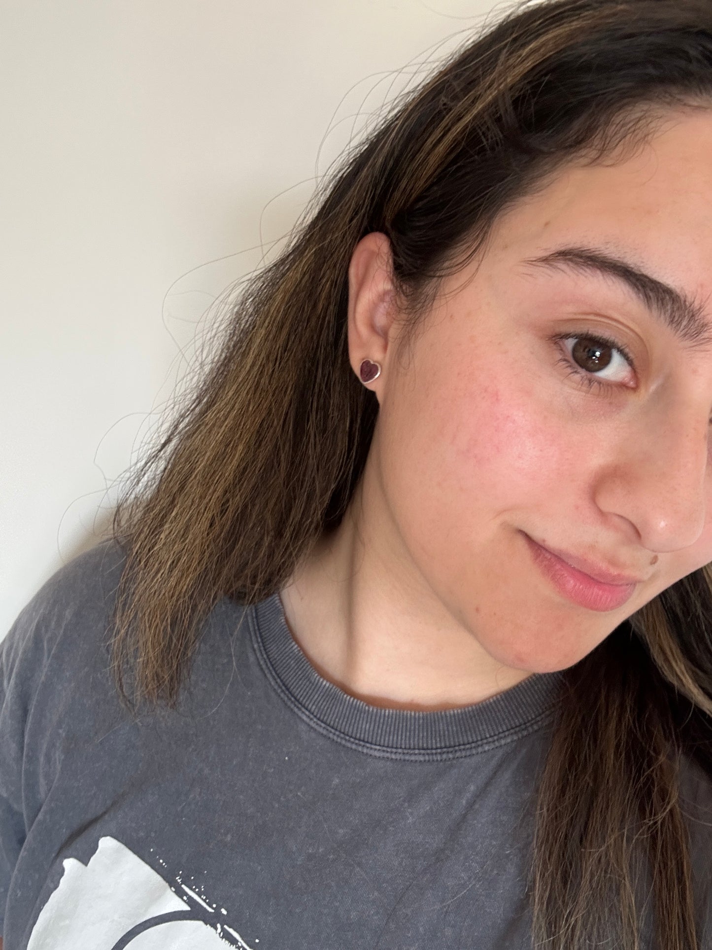 Crushed Poppy Studs
