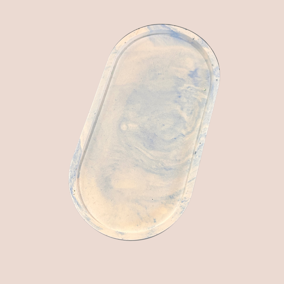 Blue Marble Jewellery Tray