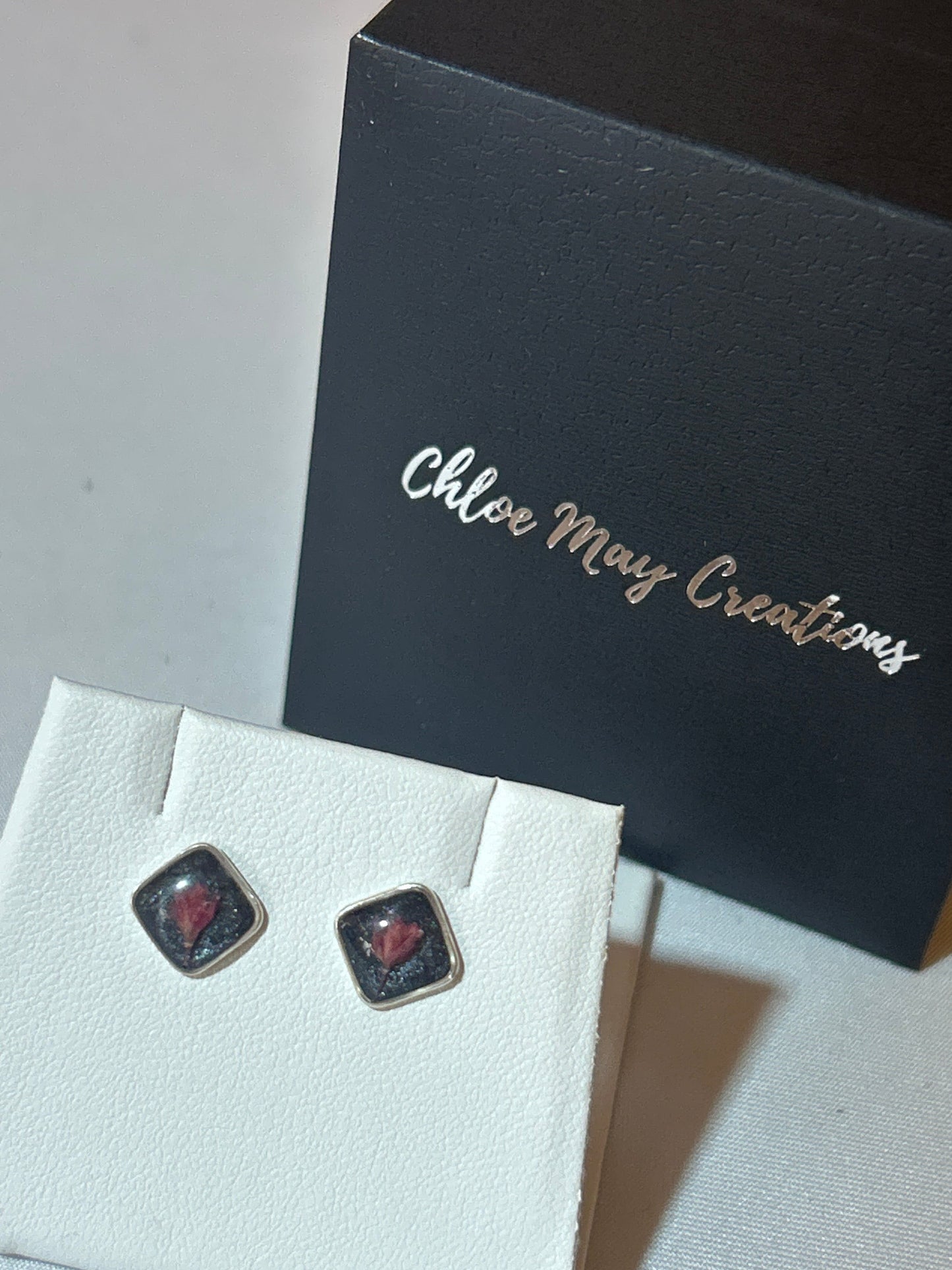 Dainty Cherry Blossom Diamond Studs