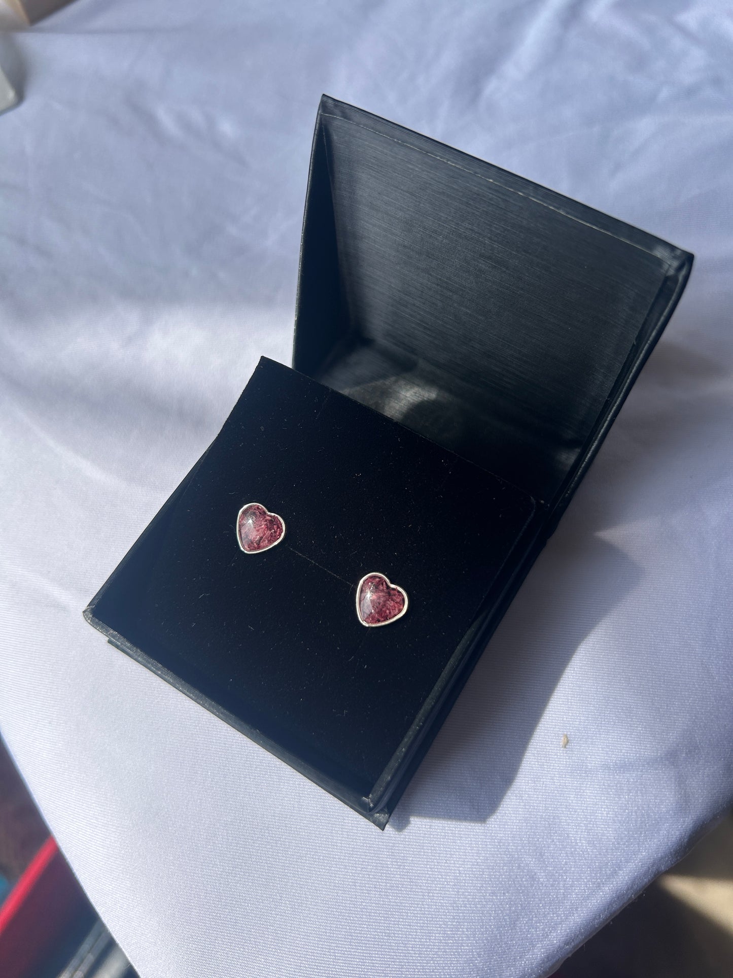 Crushed Poppy Studs