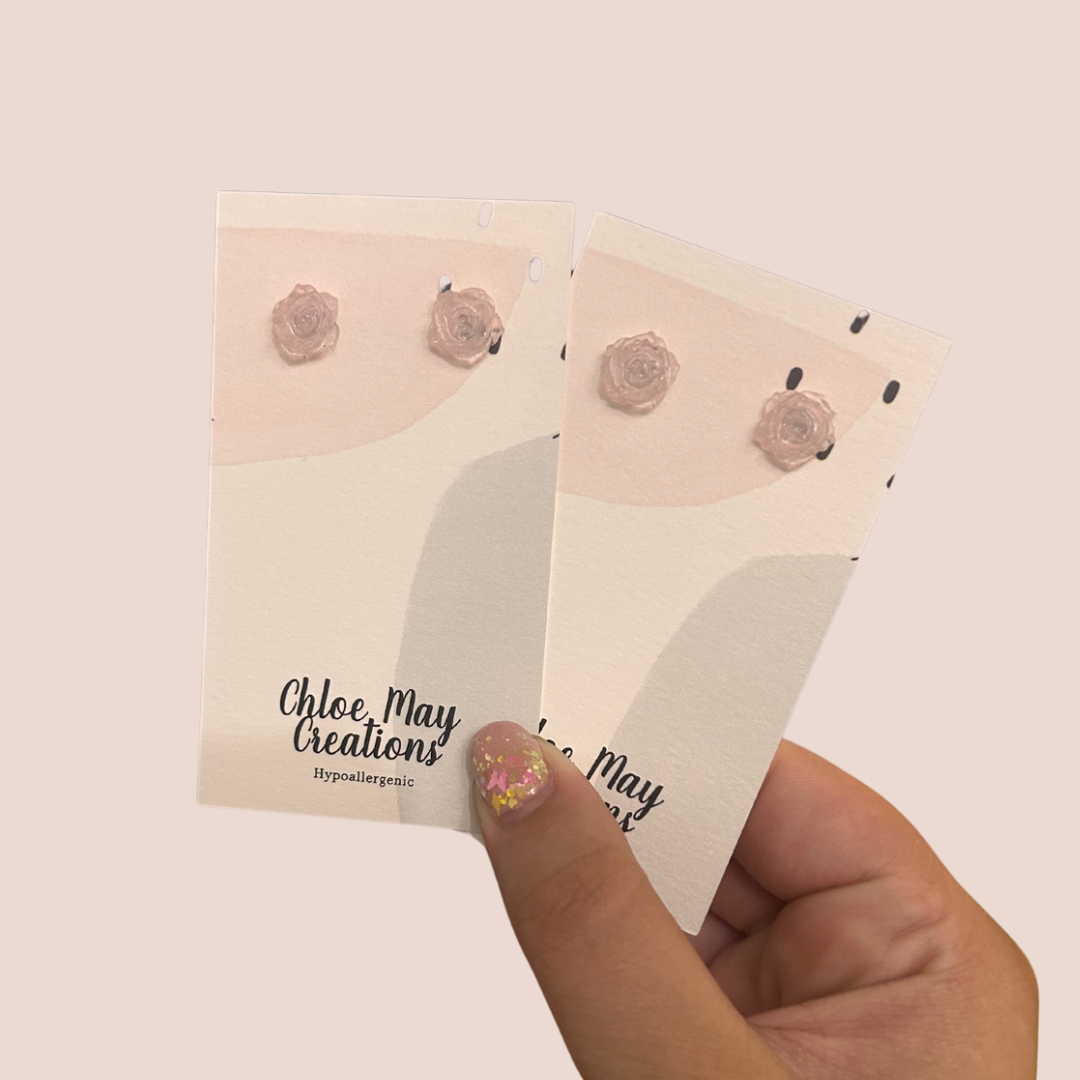 Rose Stud Earrings