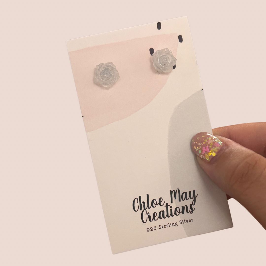 Rose Stud Earrings