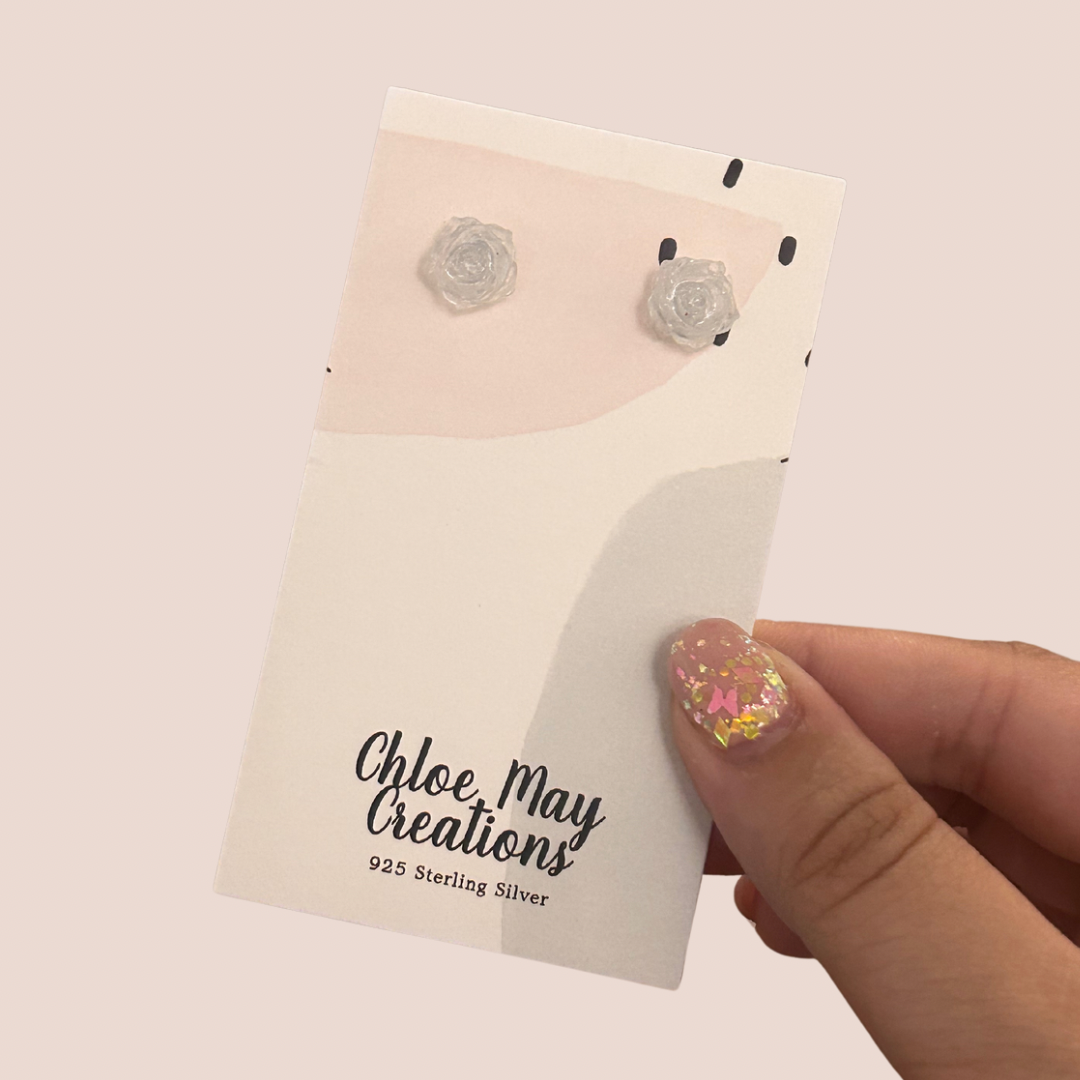 Rose Stud Earrings