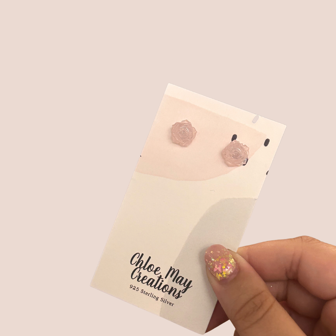 Rose Stud Earrings