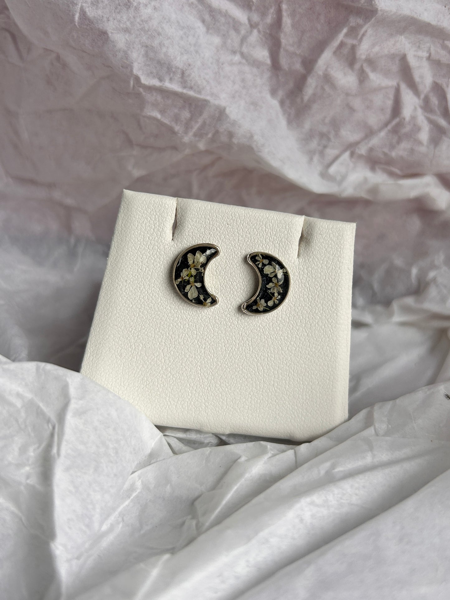 Cow Parsley Moon Studs