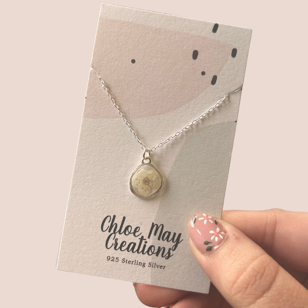 Plum Blossom Pendant Necklace