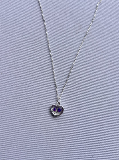 Blossom Heart Charm Necklaces