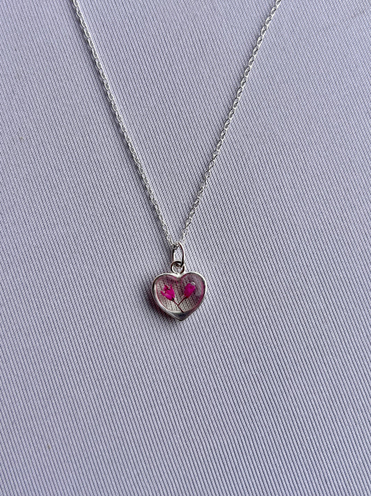 Blossom Heart Charm Necklaces