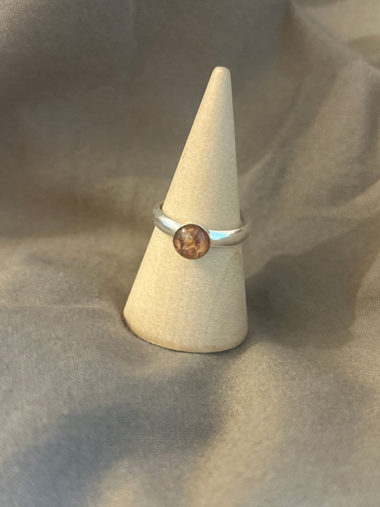 Crushed Rose Size Adjustable Ring