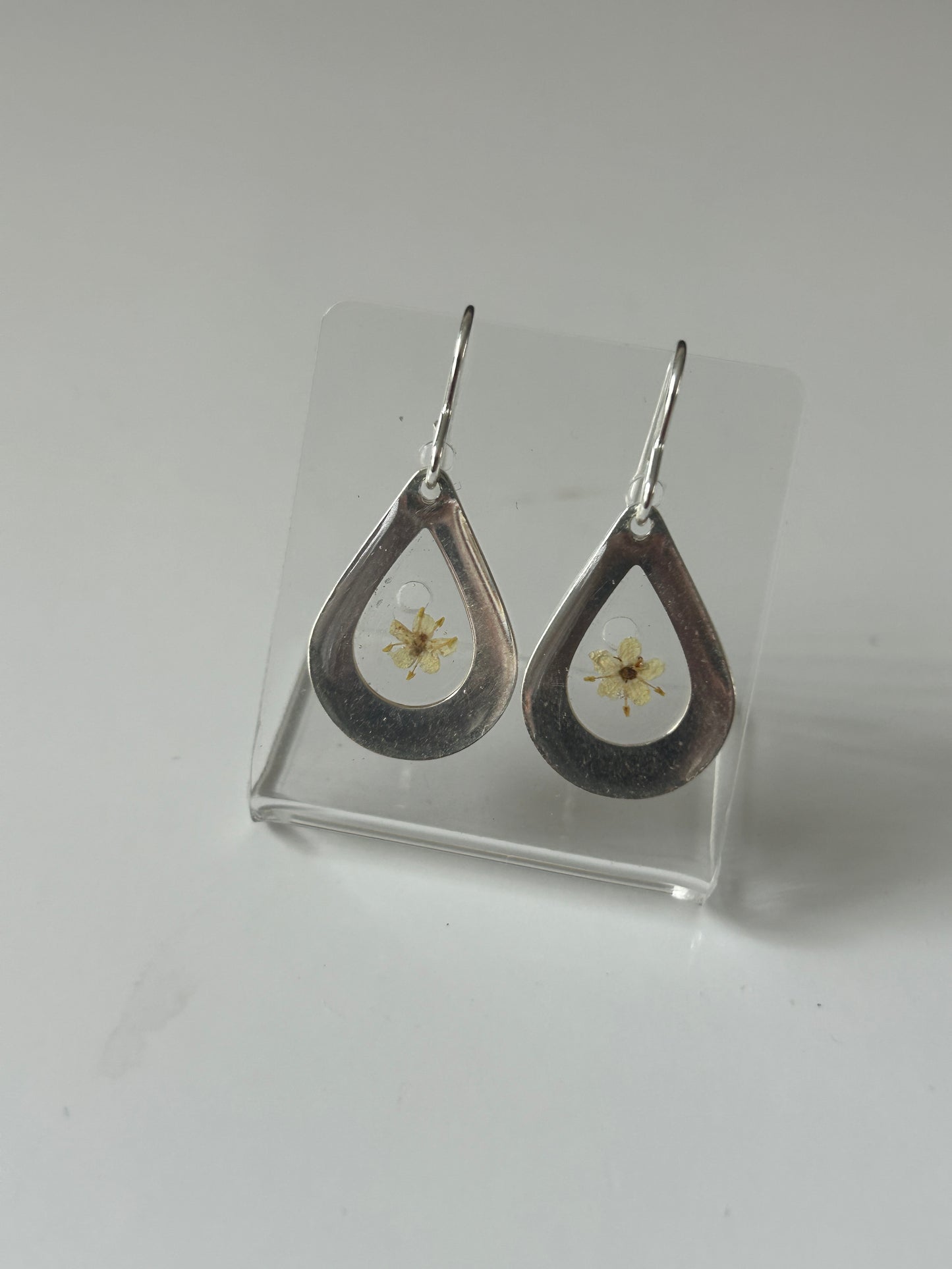 Elderflower Teardrop Earrings