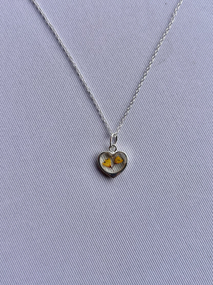 Blossom Heart Charm Necklaces