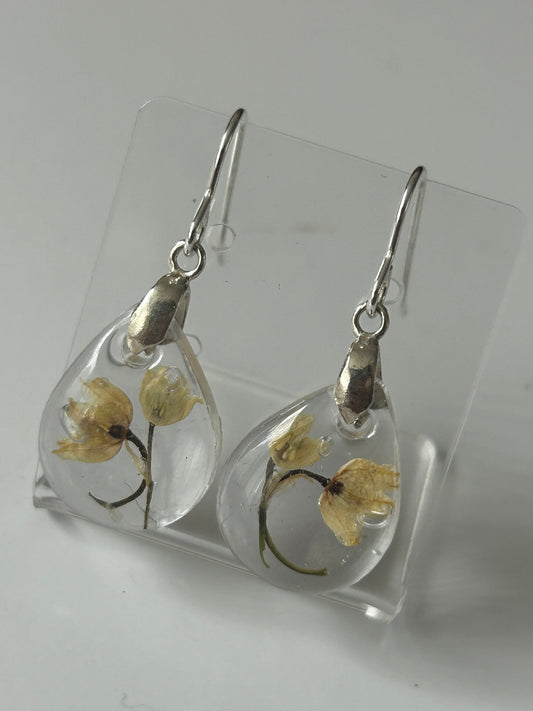 Lily of the Valley Teardrop Earrings