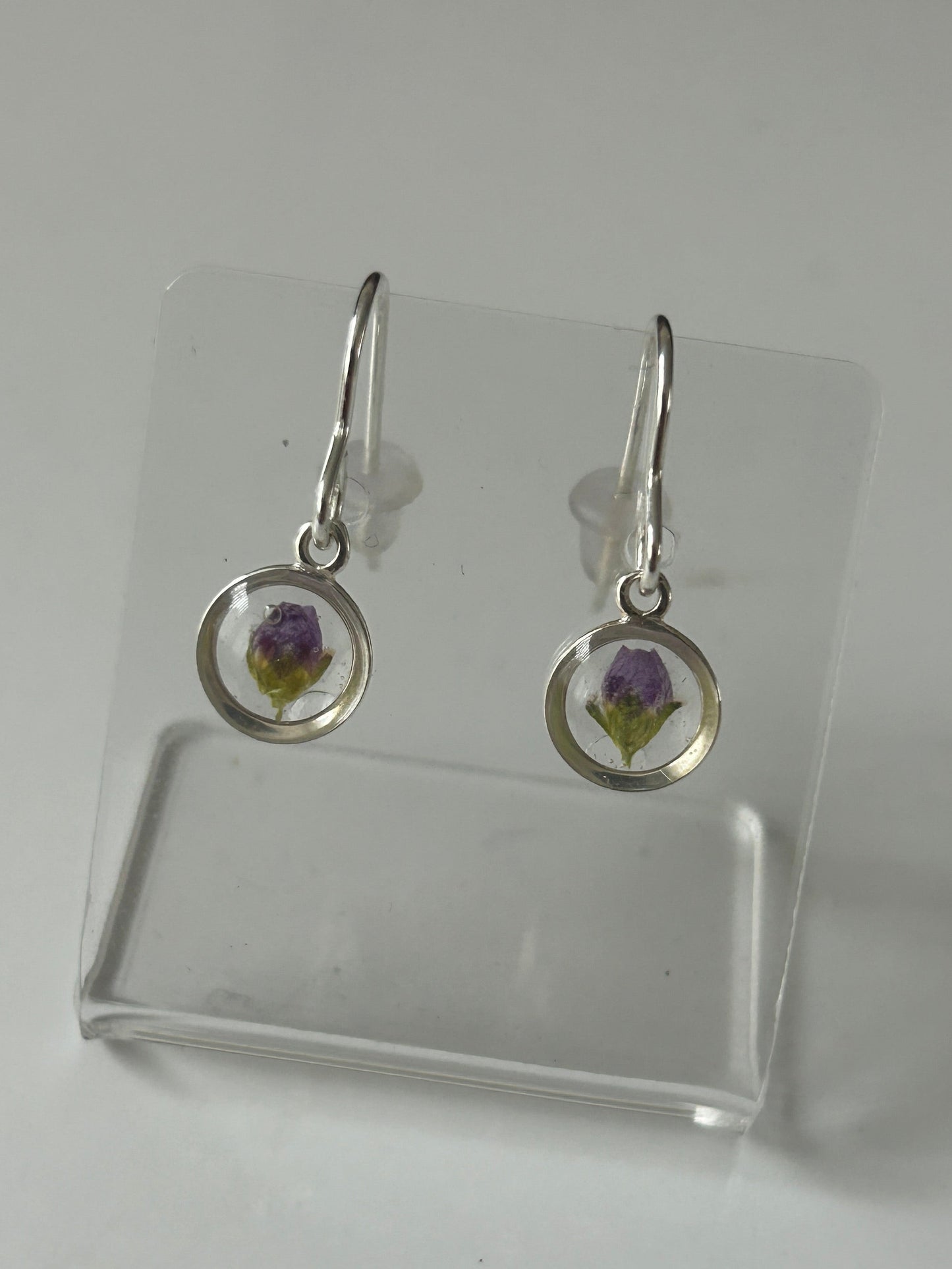 Bluebell Drop Circle Earrings