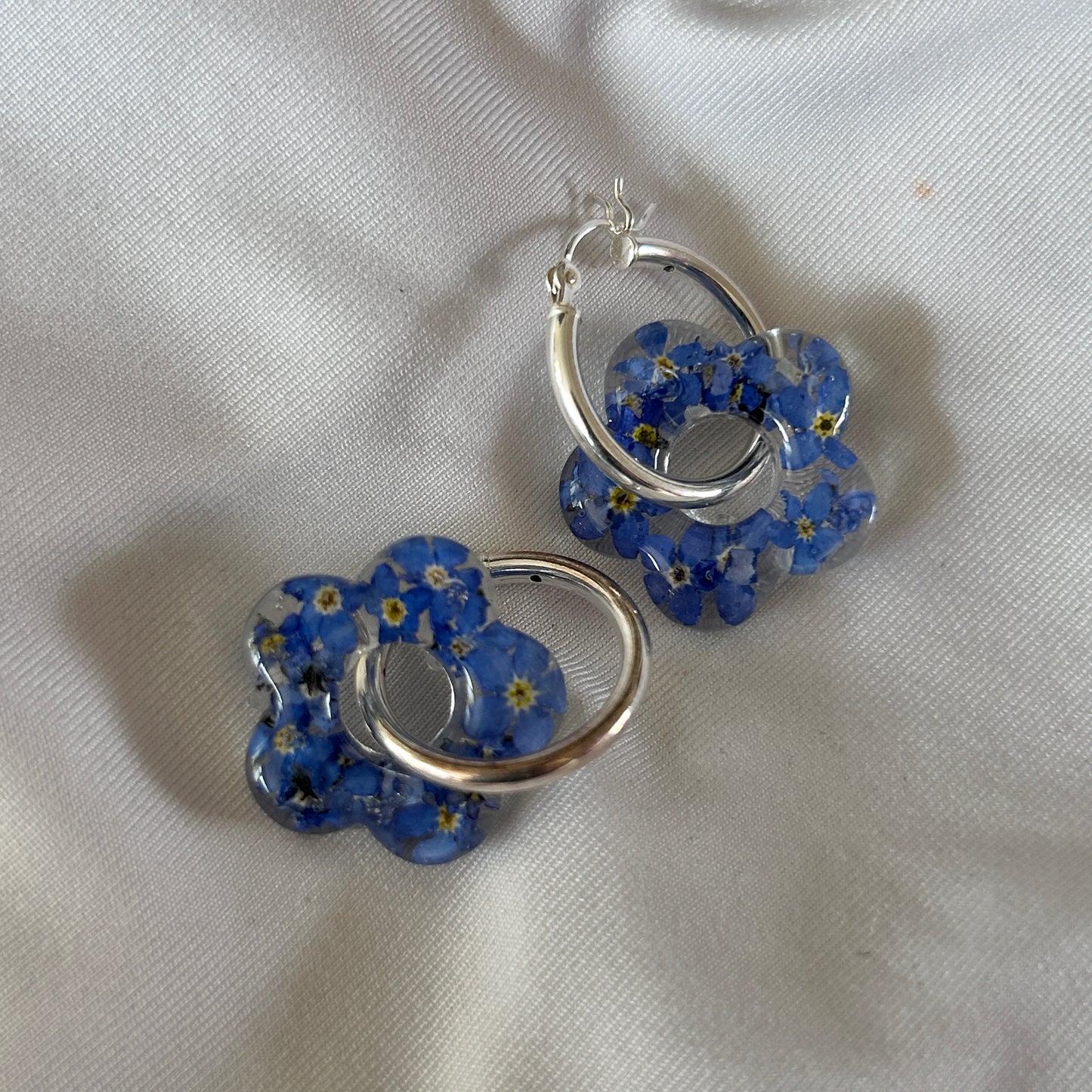 Forget Me Not Flower Charm