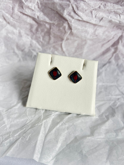 Dainty Cherry Blossom Diamond Studs