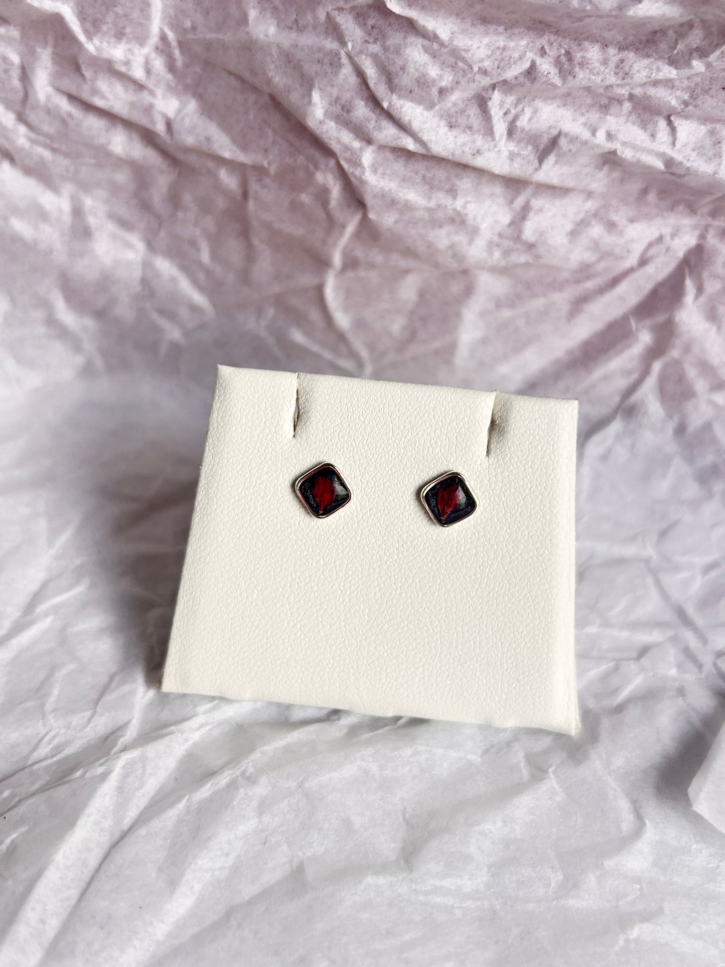 Dainty Cherry Blossom Diamond Studs
