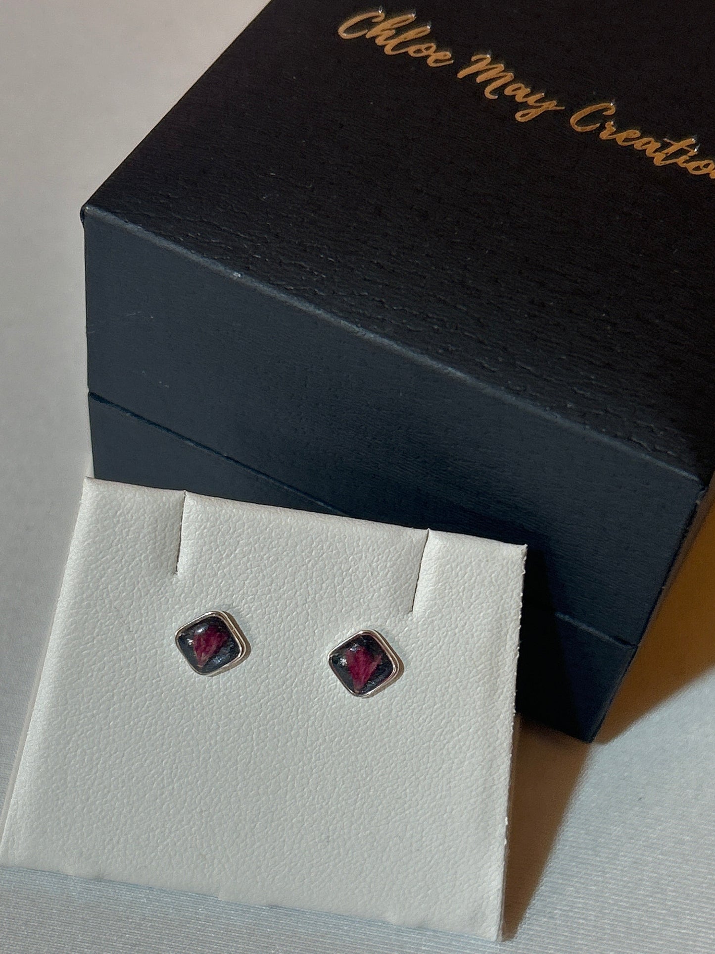 Dainty Cherry Blossom Diamond Studs