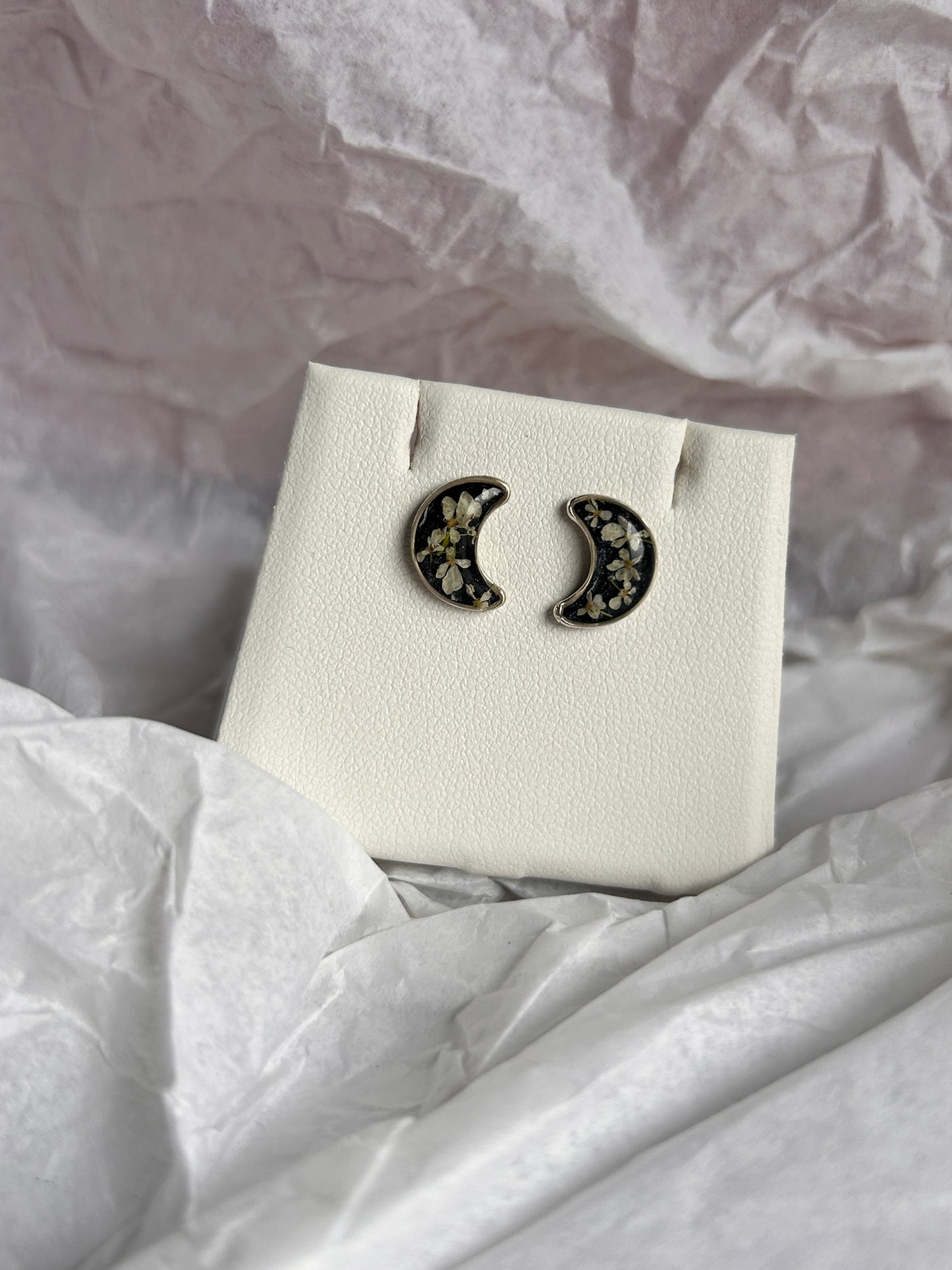 Cow Parsley Moon Studs