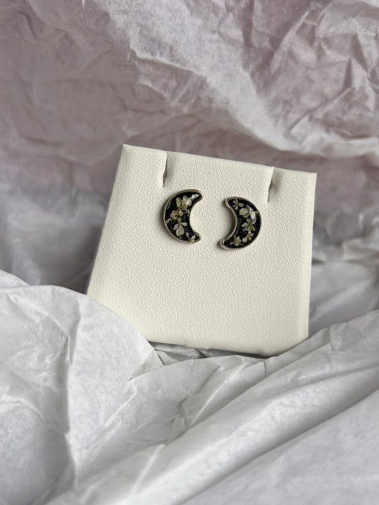 Cow Parsley Moon Studs