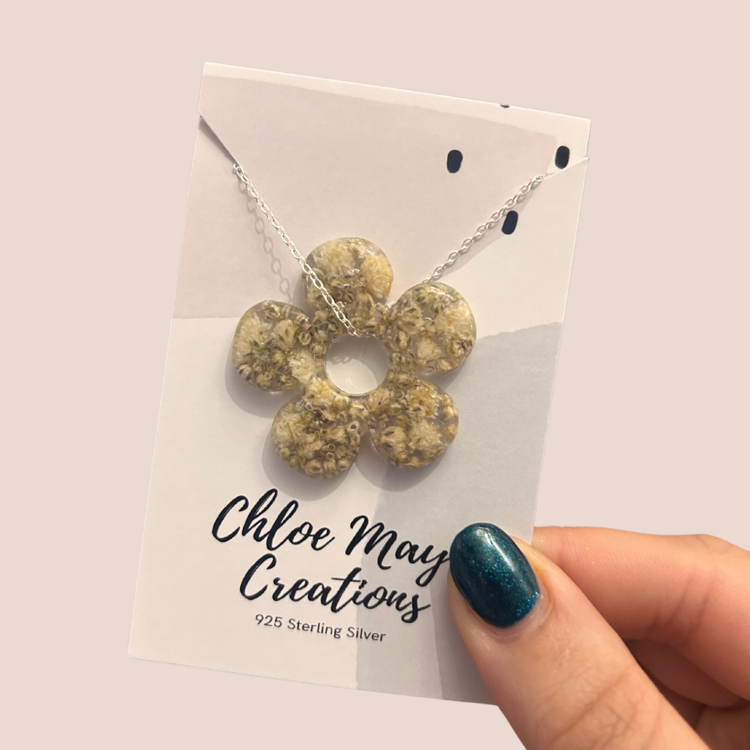 Gypsophila Flower Necklace