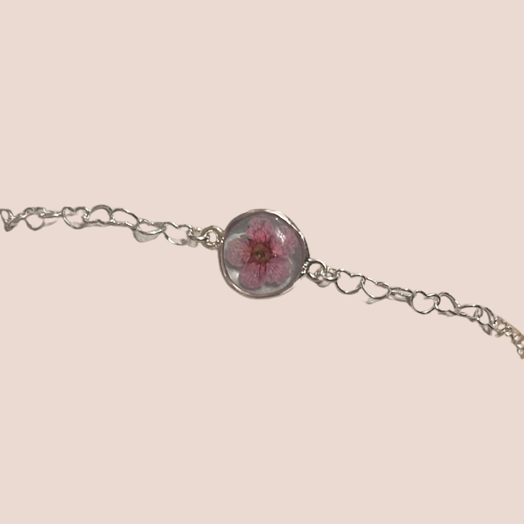 Pink Plum Blossom Bracelet