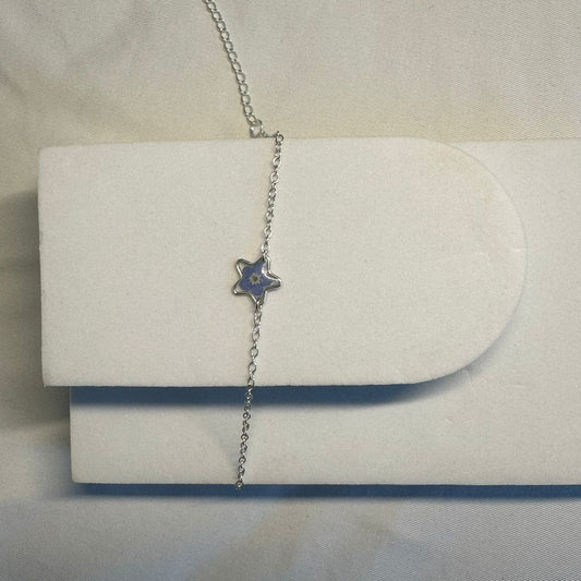 Forget Me Not Star Bracelet