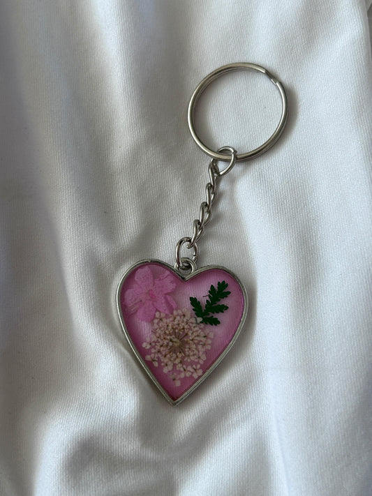 Cow Parsley Keychain