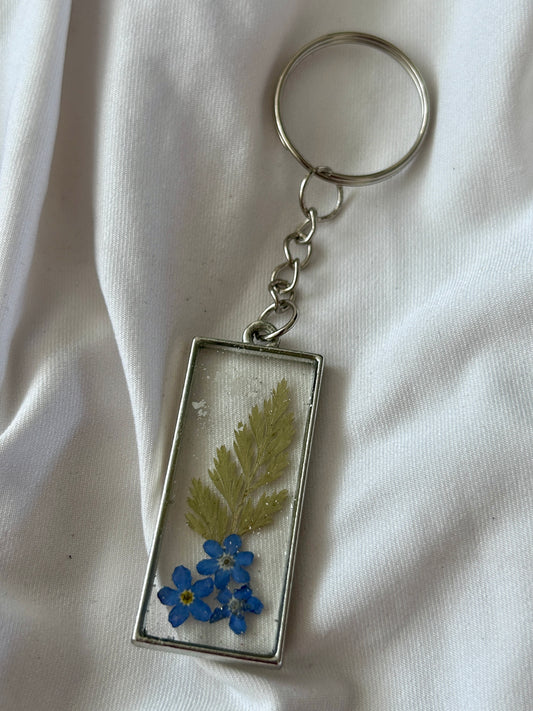 Forget Me Not & Fern Keychains