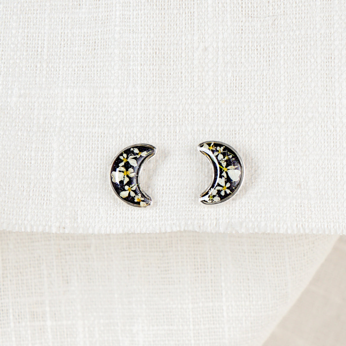 Cow Parsley Moon Studs