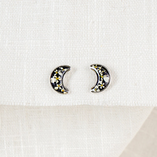 Cow Parsley Moon Studs