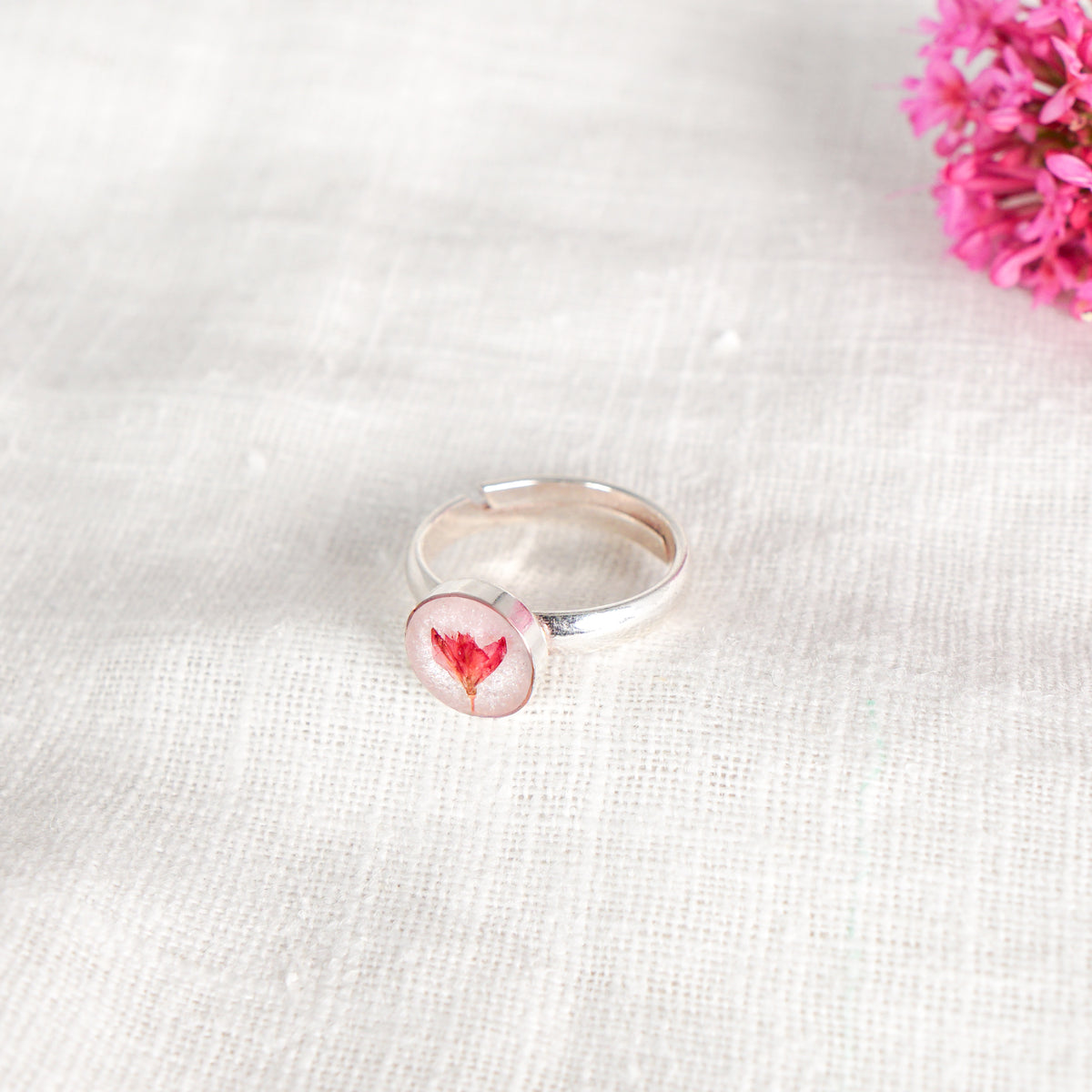 Cherry Blossom Circle Size Adjustable Ring