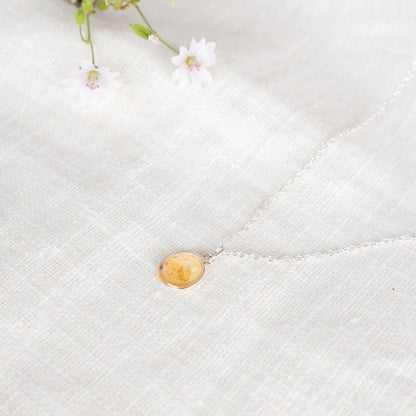 Crushed Narcissus Eternal Necklace December Birth Flower