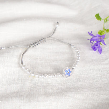 Forget Me Not Cord Bracelet