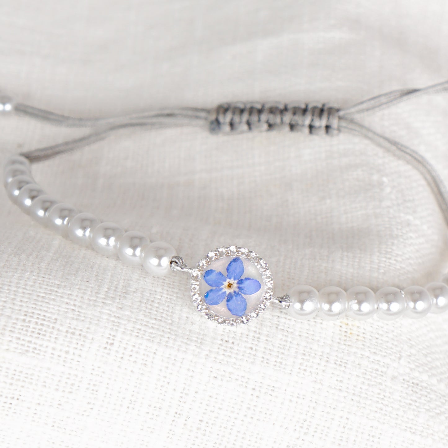 Forget Me Not Cord Bracelet