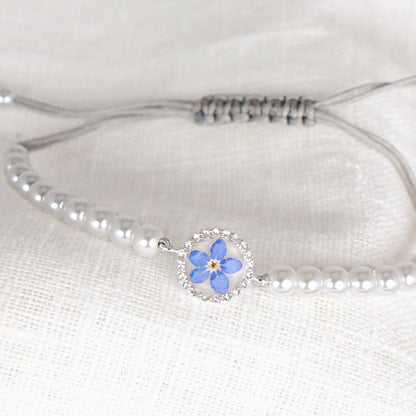 Forget Me Not Cord Bracelet