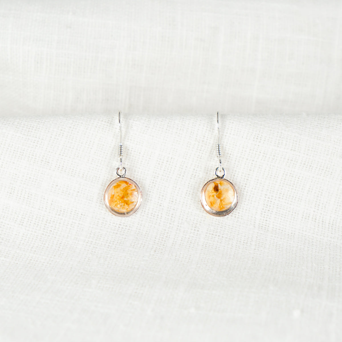 Crushed Lily of the Valley Eternal Hook Earrings May Birth Flower